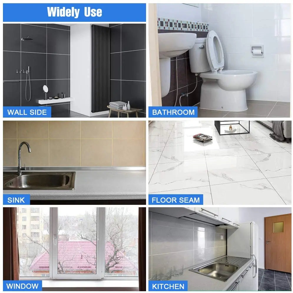 Silicone Caulking Tools Sealant Finishing Tool Grout Remove Scraper Caulk Remover Glass Glue Angle Scraper for Bathroom Kitchen