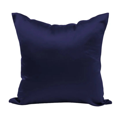 Imitated Silk Pillow Case 100% Satin Cushion Cover 50X50 Solid Pillowcase 60x60cm Home Decor for Sofa Chair 45x45 40X40 Smooth