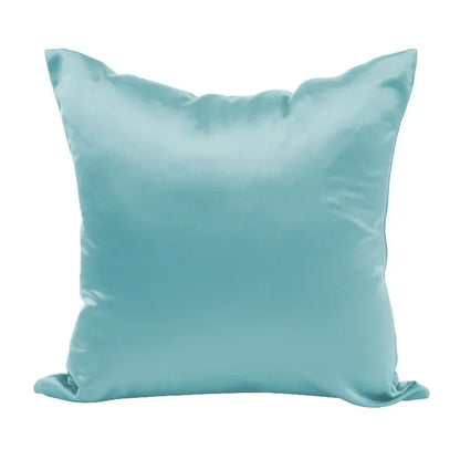 Imitated Silk Pillow Case 100% Satin Cushion Cover 50X50 Solid Pillowcase 60x60cm Home Decor for Sofa Chair 45x45 40X40 Smooth