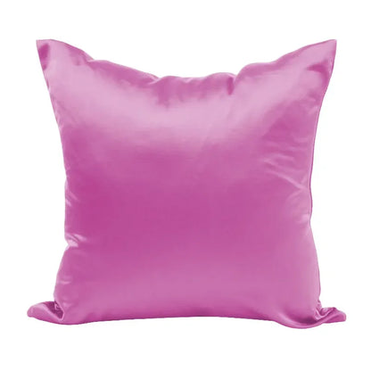 Imitated Silk Pillow Case 100% Satin Cushion Cover 50X50 Solid Pillowcase 60x60cm Home Decor for Sofa Chair 45x45 40X40 Smooth
