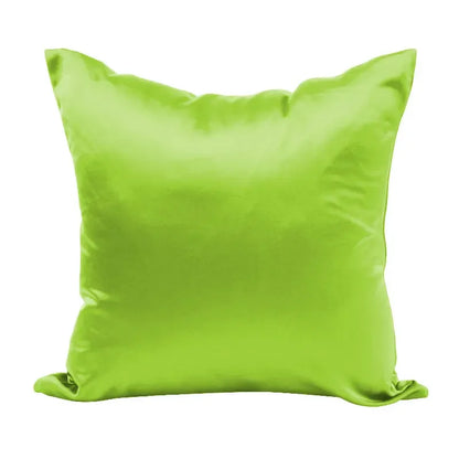 Imitated Silk Pillow Case 100% Satin Cushion Cover 50X50 Solid Pillowcase 60x60cm Home Decor for Sofa Chair 45x45 40X40 Smooth