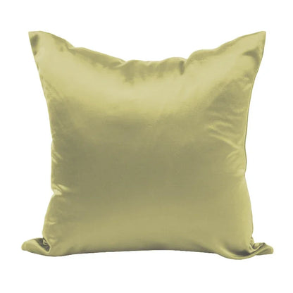 Imitated Silk Pillow Case 100% Satin Cushion Cover 50X50 Solid Pillowcase 60x60cm Home Decor for Sofa Chair 45x45 40X40 Smooth